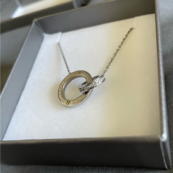 MK•Interlocking Necklace - Picture 2 of 3